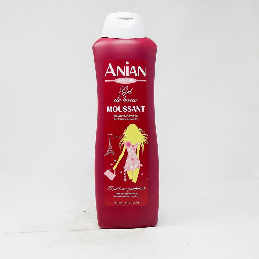 Anian Moussant Shower Gel, 750ml – Skin Care Gel de Baño