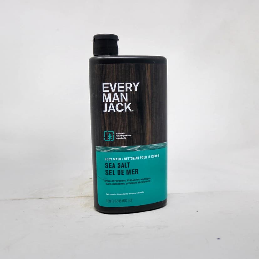 Every Man Jack Body Wash, Sea Salt, 16.9 fl oz (500 mL) – Naturally Derived Ingredients