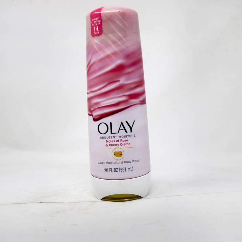 Olay Indulgent Moisture Body Wash, Notes of Rose & Cherry Crème, 20 fl oz (591 mL)