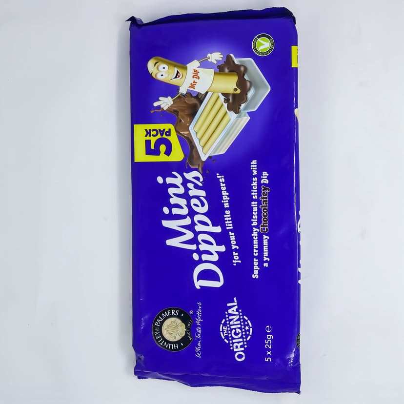 Huntley & Palmers Mini Dippers with Chocolatey Dip – 5 x 25g