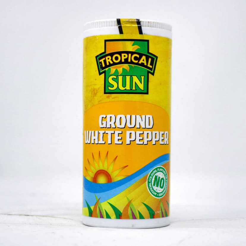Tropical Sun Ground White Pepper – 100g