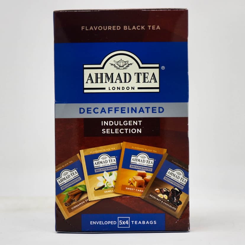 Ahmad Tea London Decaffeinated Indulgent Selection – 20 Enveloped Teabags