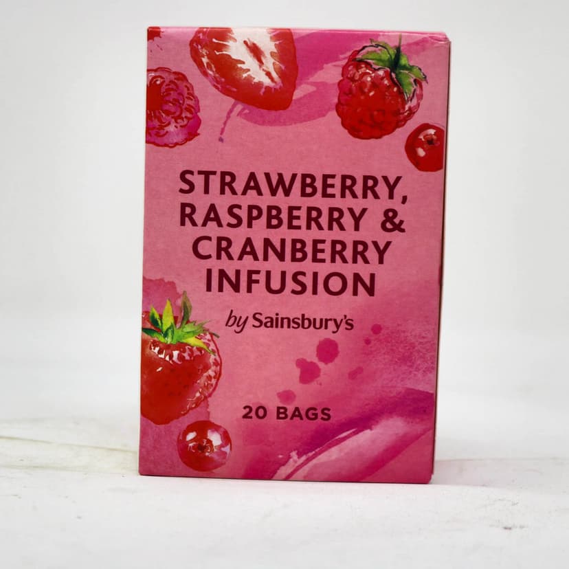 Strawberry, Raspberry & Cranberry Infusion by Sainsbury’s