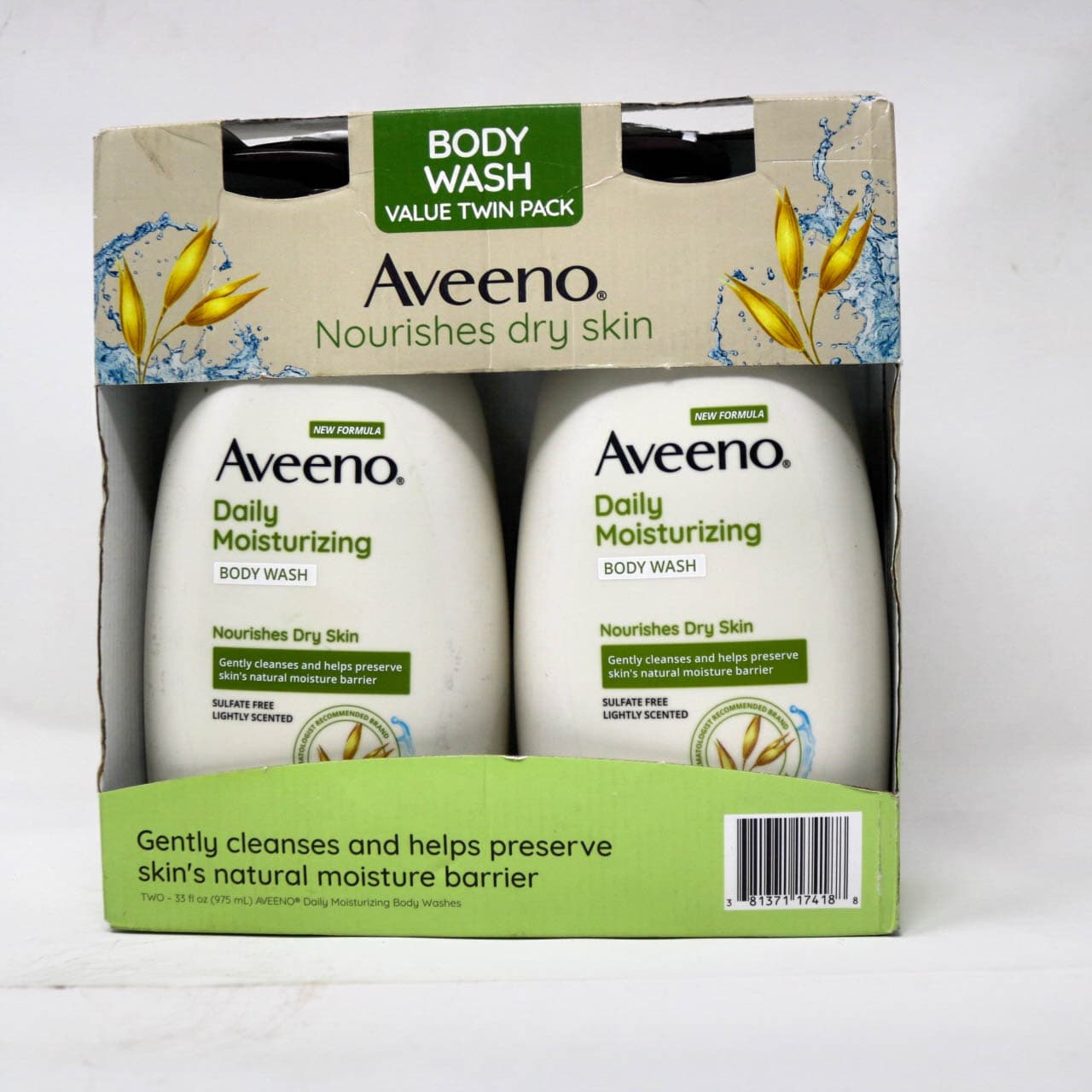 Aveeno Daily Moisturizing Body Wash Value Twin Pack