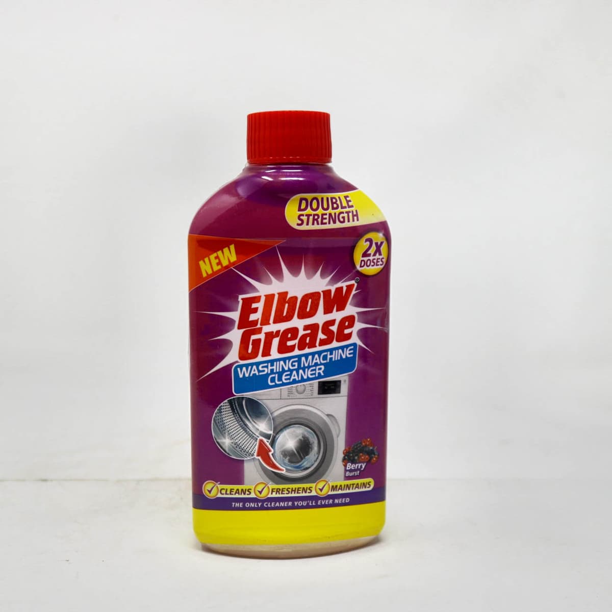 Elbow Grease Washing Machine Cleaner – Berry Burst (Double Strength, 2 Doses)