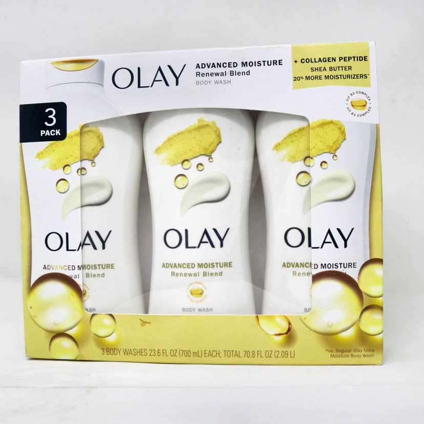 Olay Advanced Moisture Renewal Blend Body Wash – 3 Pack (23.6 fl oz each)