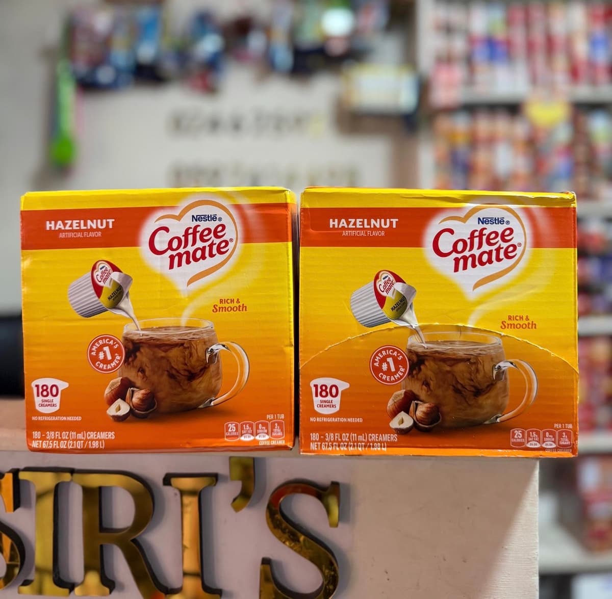 Nestlé Coffee‑mate Hazelnut Single Creamers