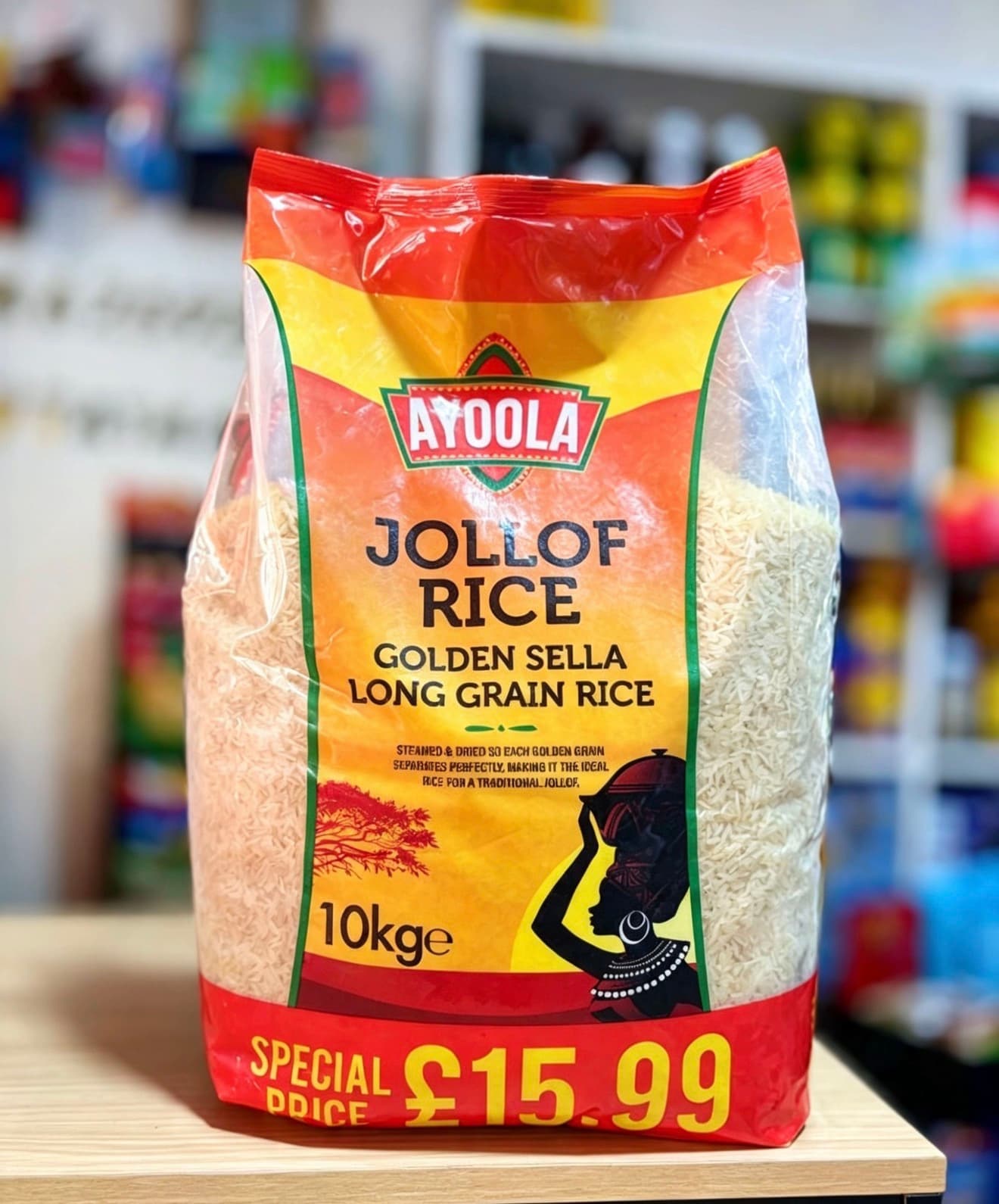  Ayoola Jollof Rice – Golden Sella Long Grain 10kg