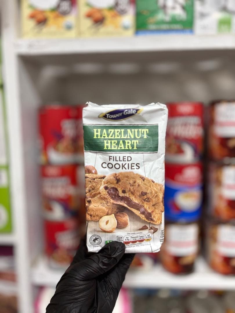 Tower Gate Hazelnut Heart Filled Cookies