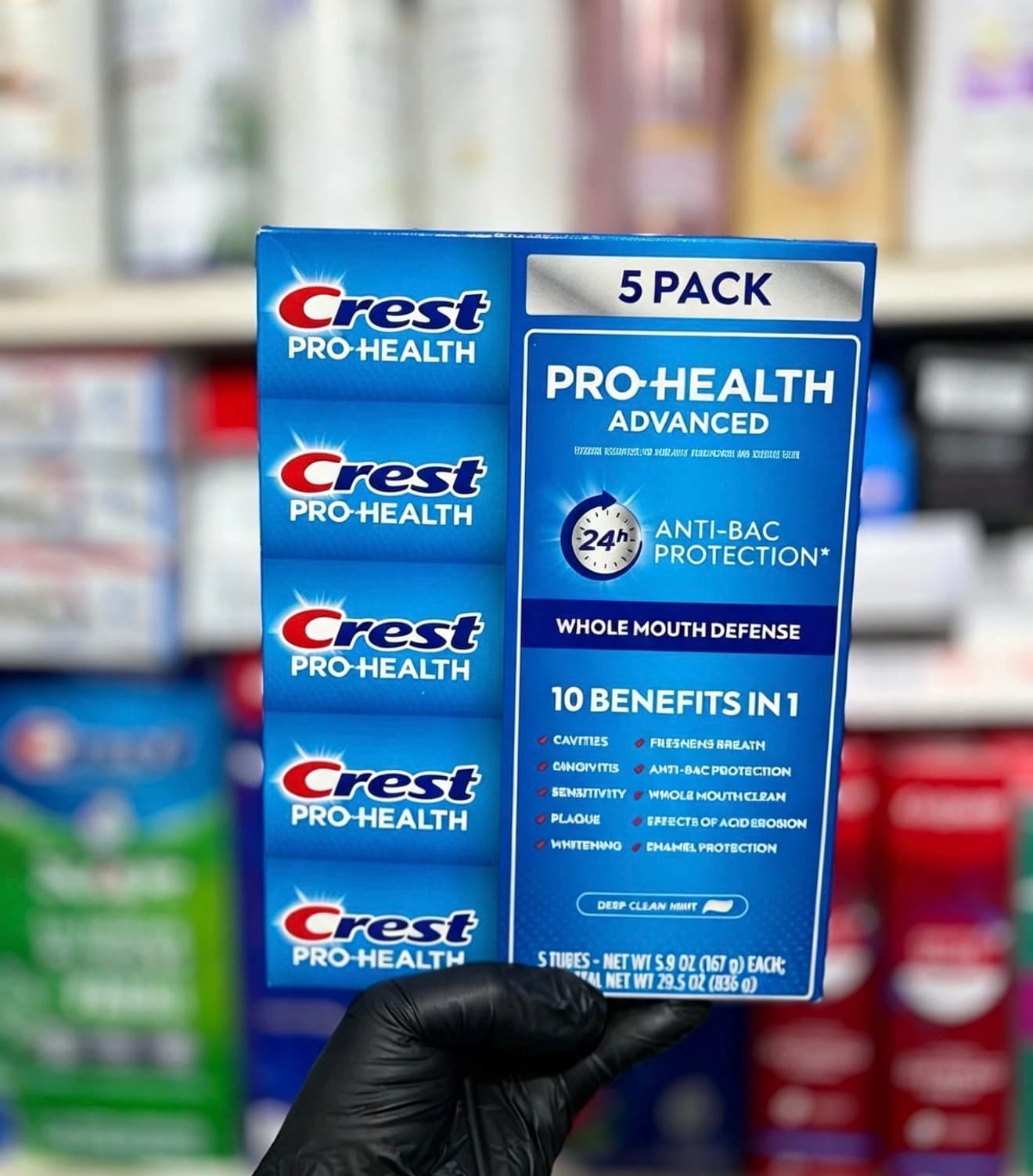 🦷 Crest Pro‑Health Advanced Toothpaste – 5 Pack