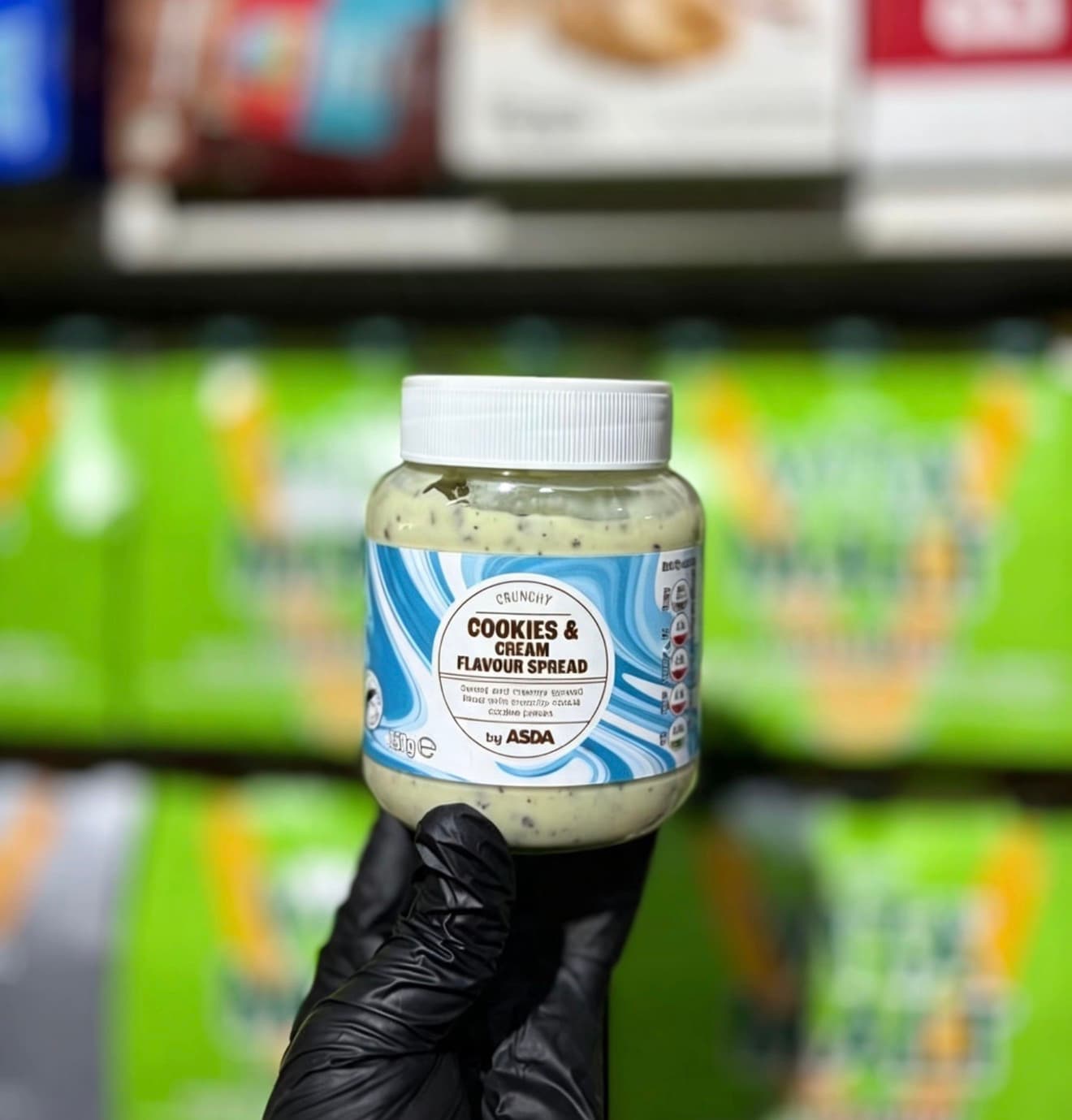 Asda Crunchy Cookies & Cream Spread