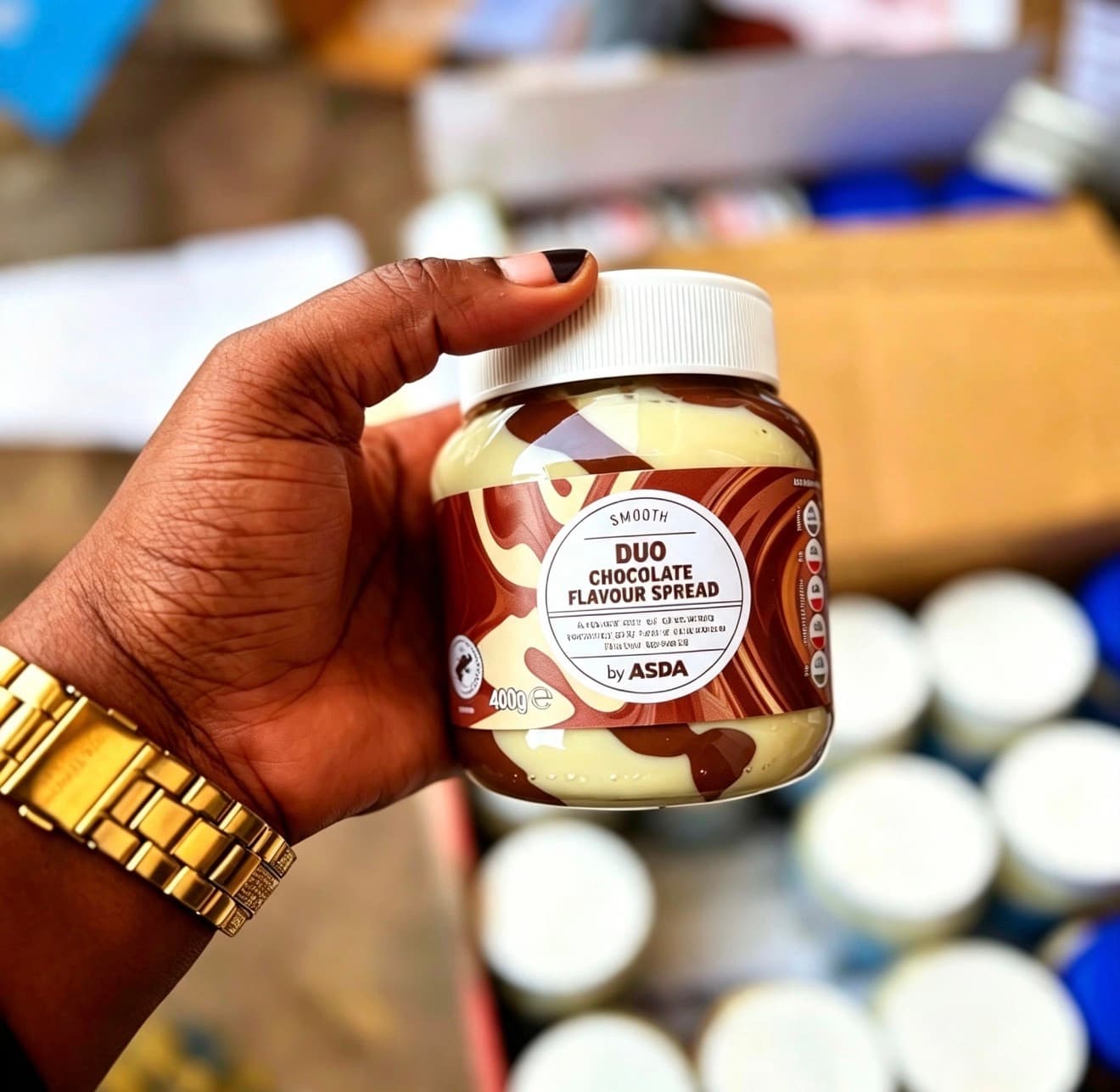 Asda Smooth Duo Chocolate Flavour Spread