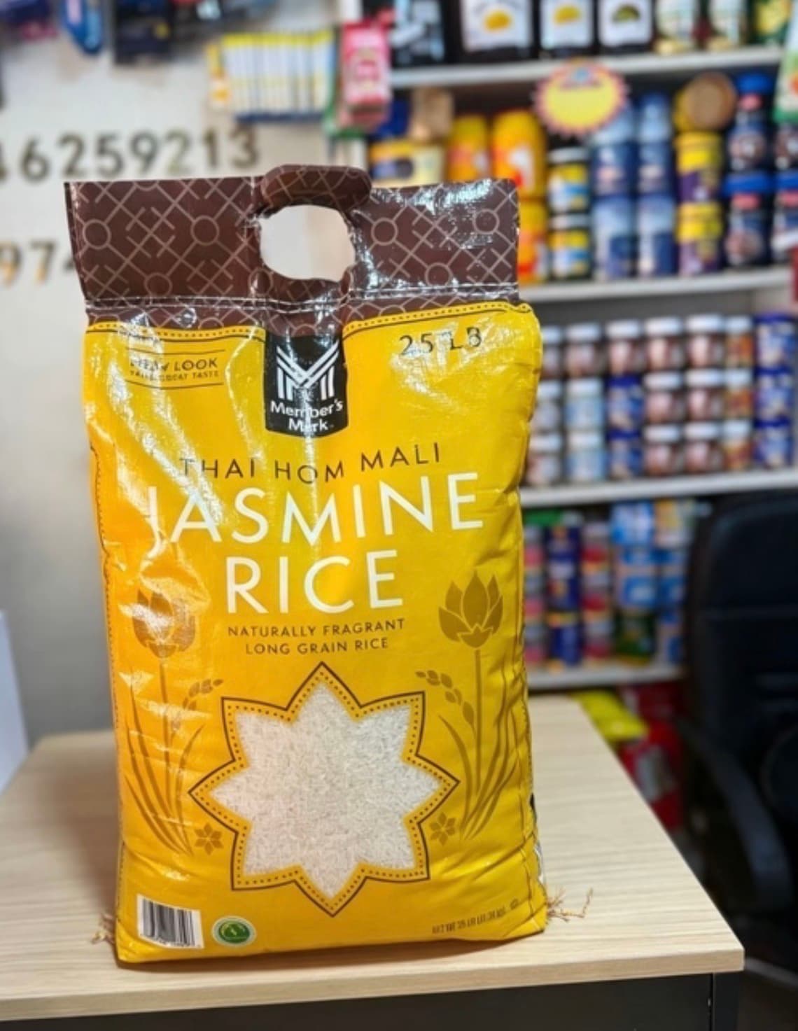 Member's Mark Thai Hom Mali Jasmine Rice — 25 lb / 11.34 kg