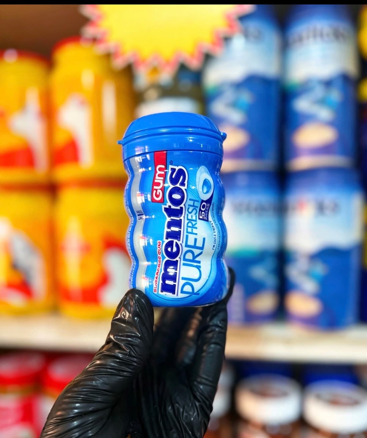 Mentos Pure Fresh — Fresh Mint Sugar‑Free Gum