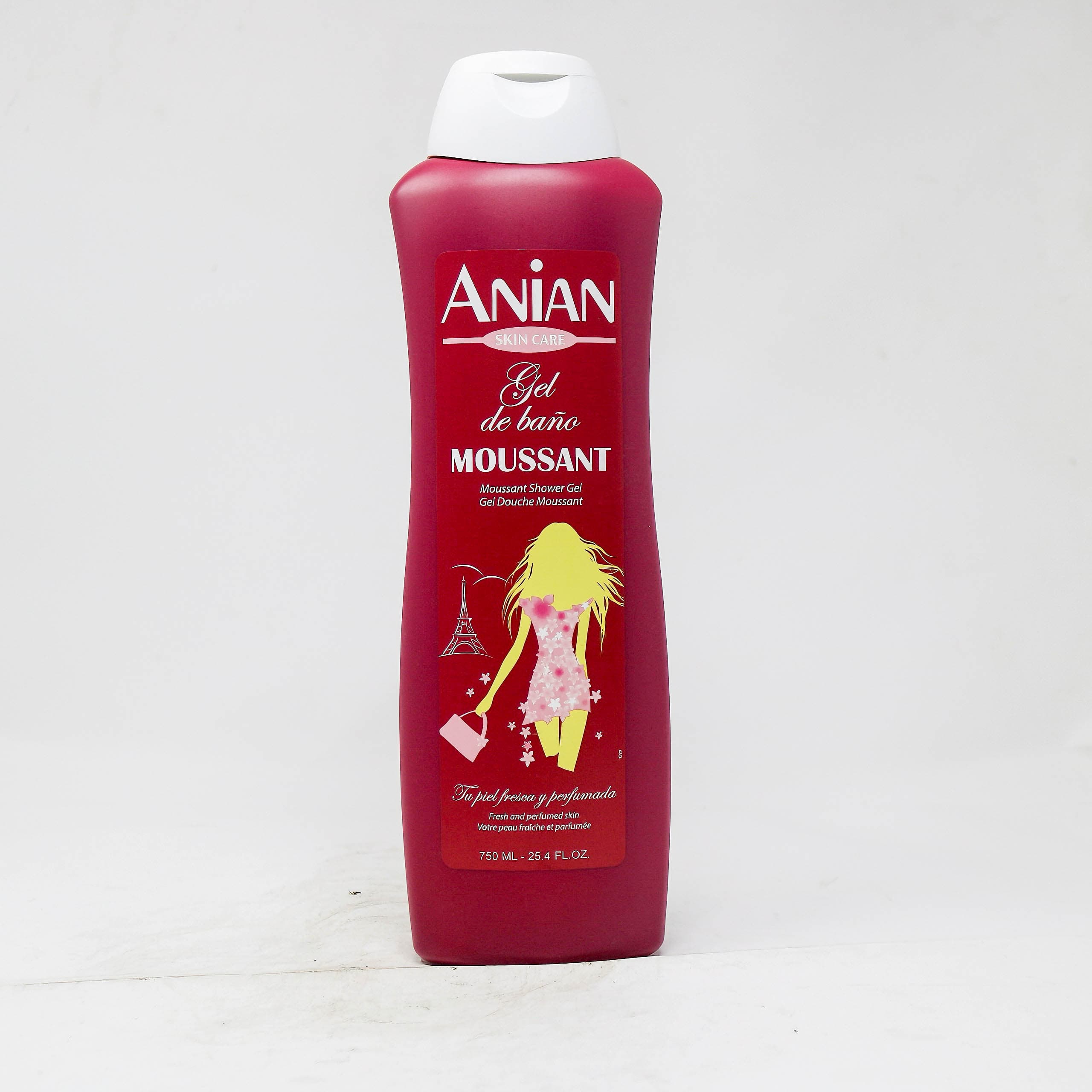 Anian Moussant Shower Gel, 750ml – Skin Care Gel de Baño