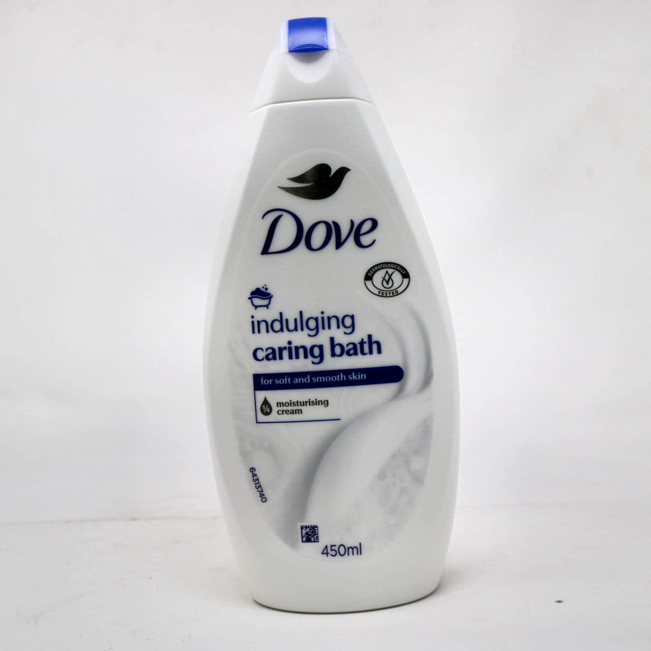 Dove Indulging Caring Bath, 450ml – With ¼ Moisturising Cream, For Soft and Smooth Skin