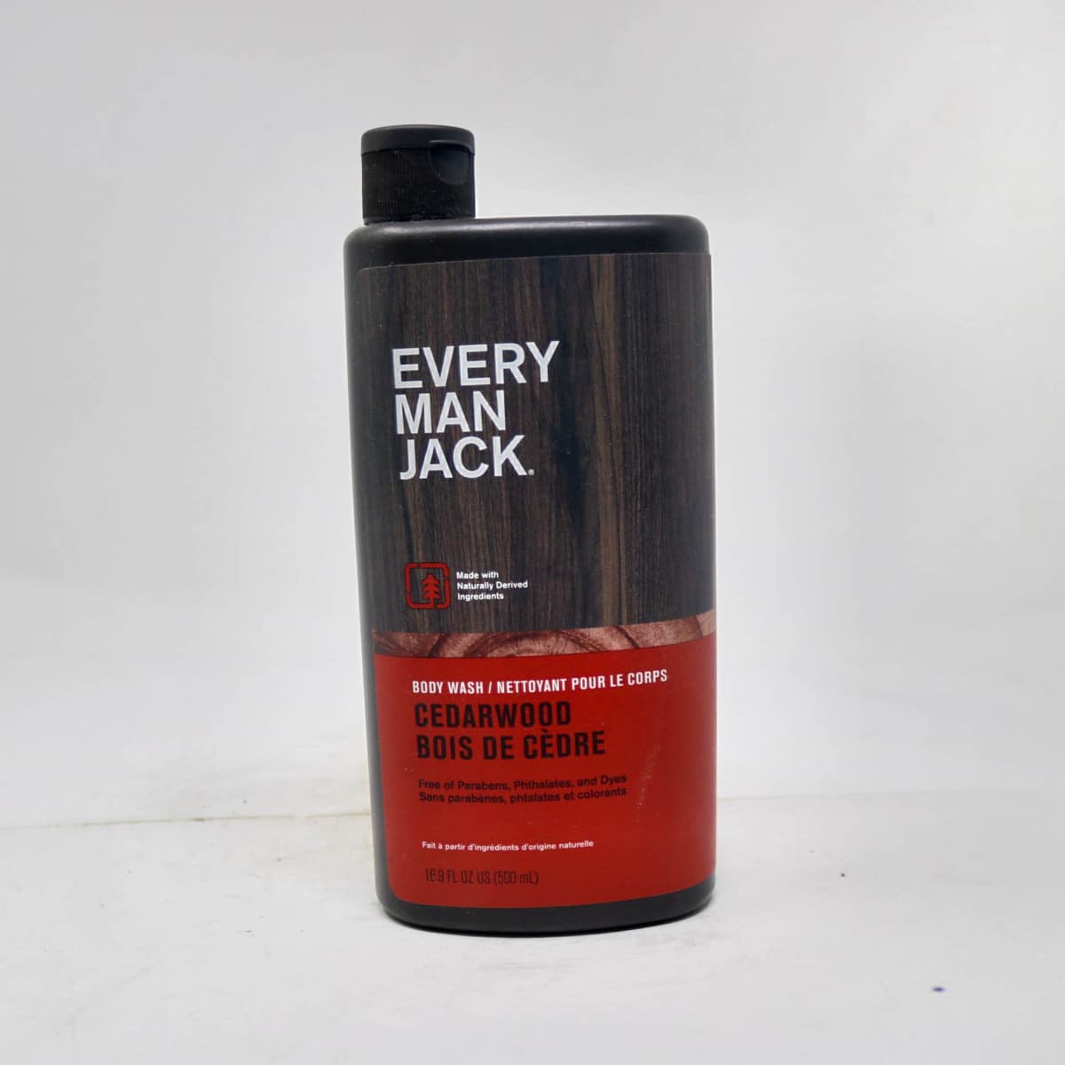 Every Man Jack Body Wash, Cedarwood, 16.9 fl oz (500 mL) – Naturally Derived Ingredients