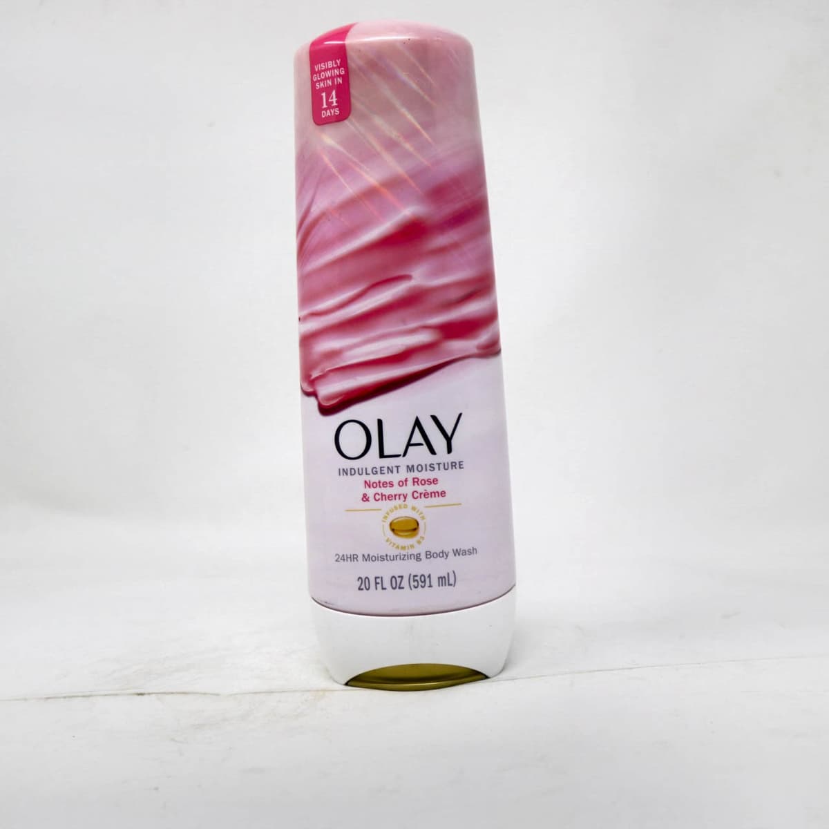 Olay Indulgent Moisture Body Wash, Notes of Rose & Cherry Crème, 20 fl oz (591 mL)