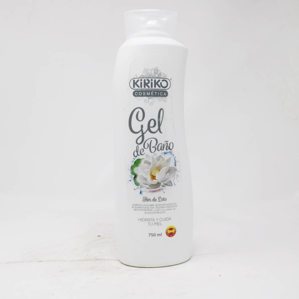Kiriko Cosmética Gel de Baño, Flor de Loto, 750ml