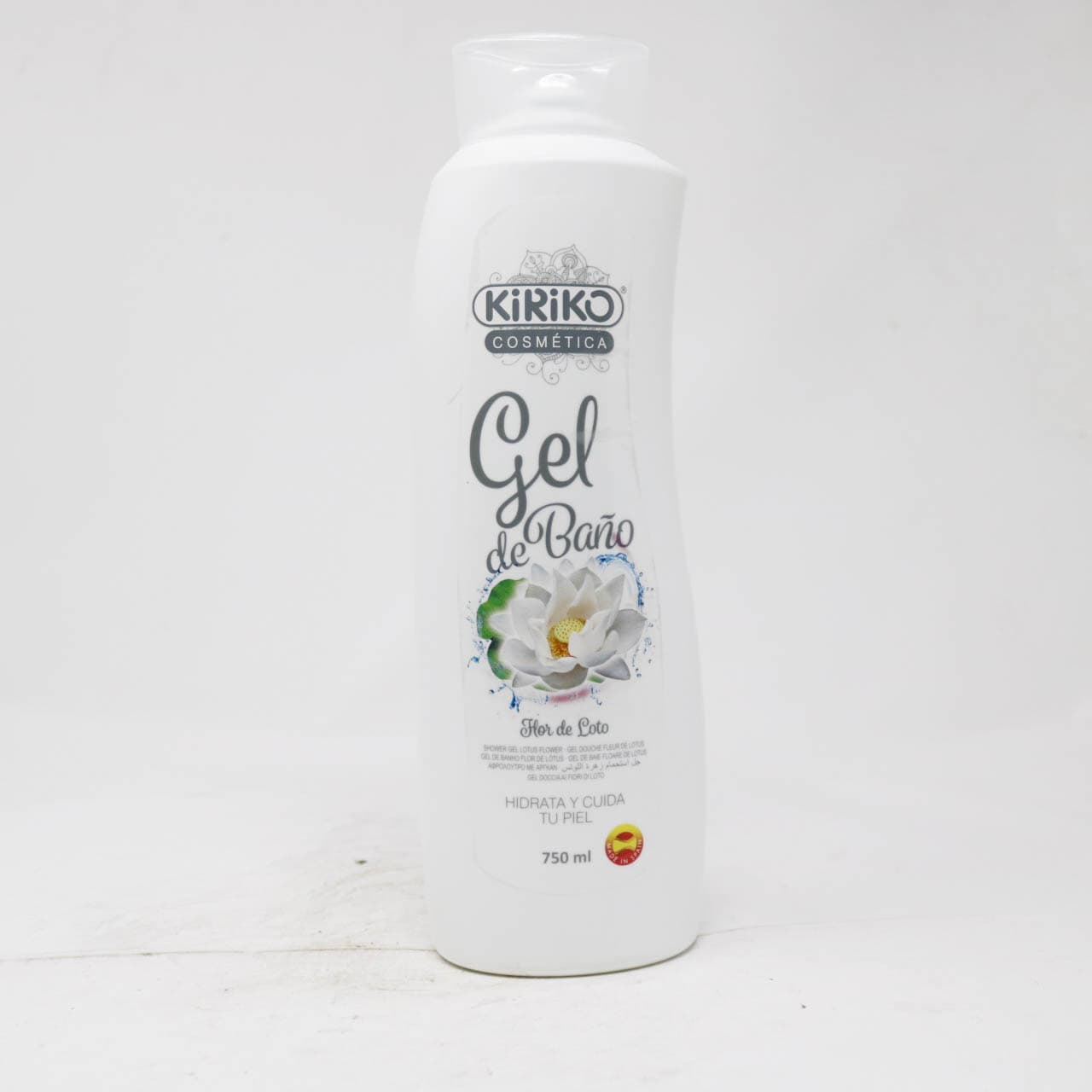 Kiriko Cosmética Gel de Baño, Flor de Loto, 750ml