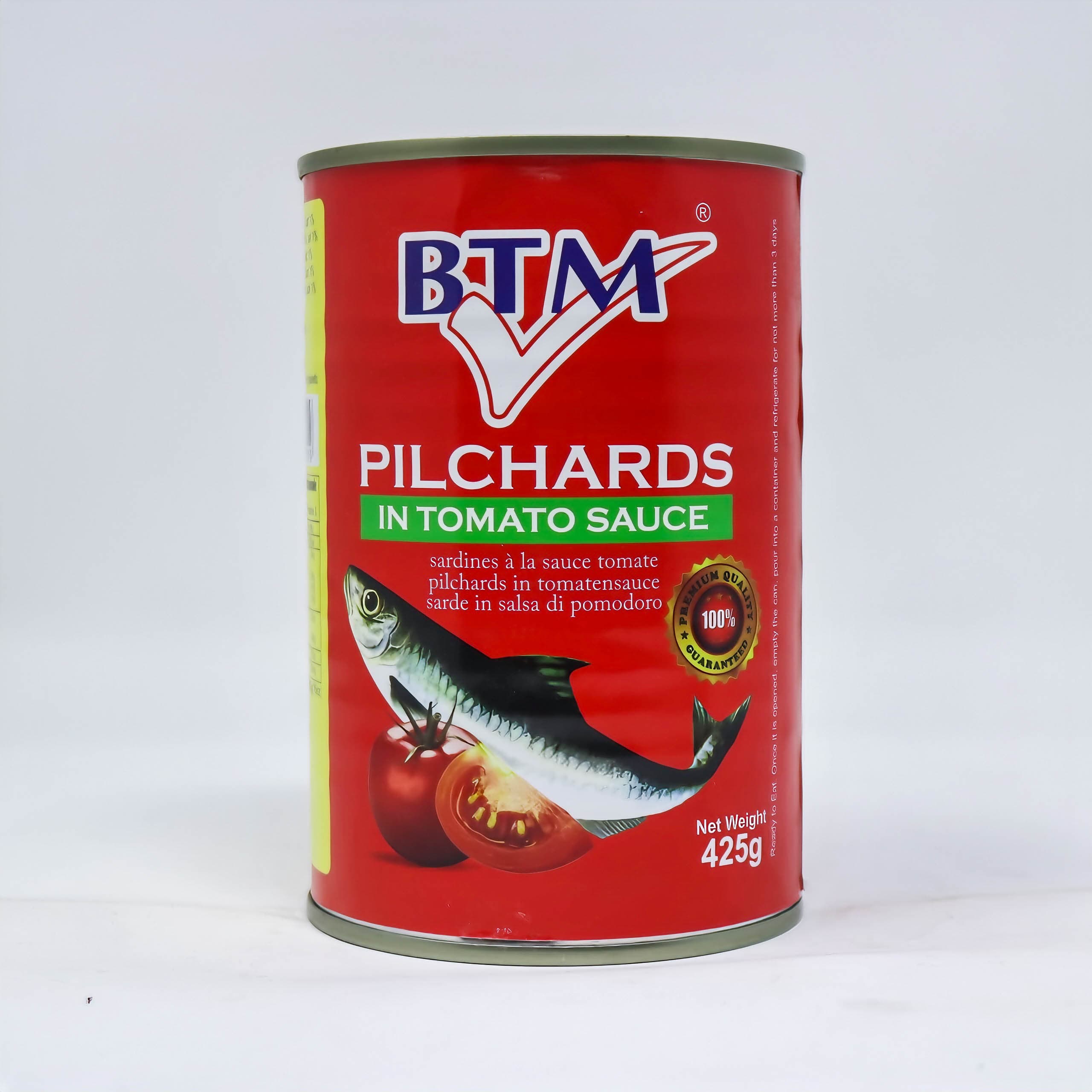 BTM Pilchards in Tomato Sauce – 425g
