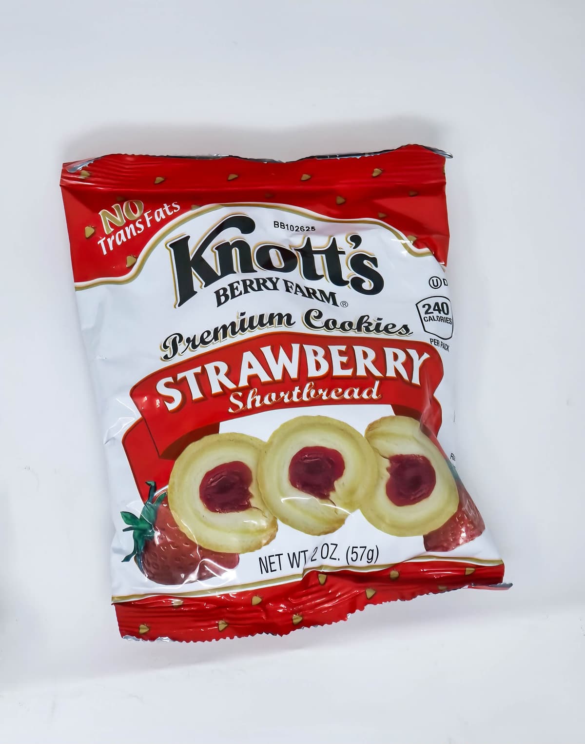 Knott’s Berry Farm Premium Cookies Strawberry Shortbread – 2 oz