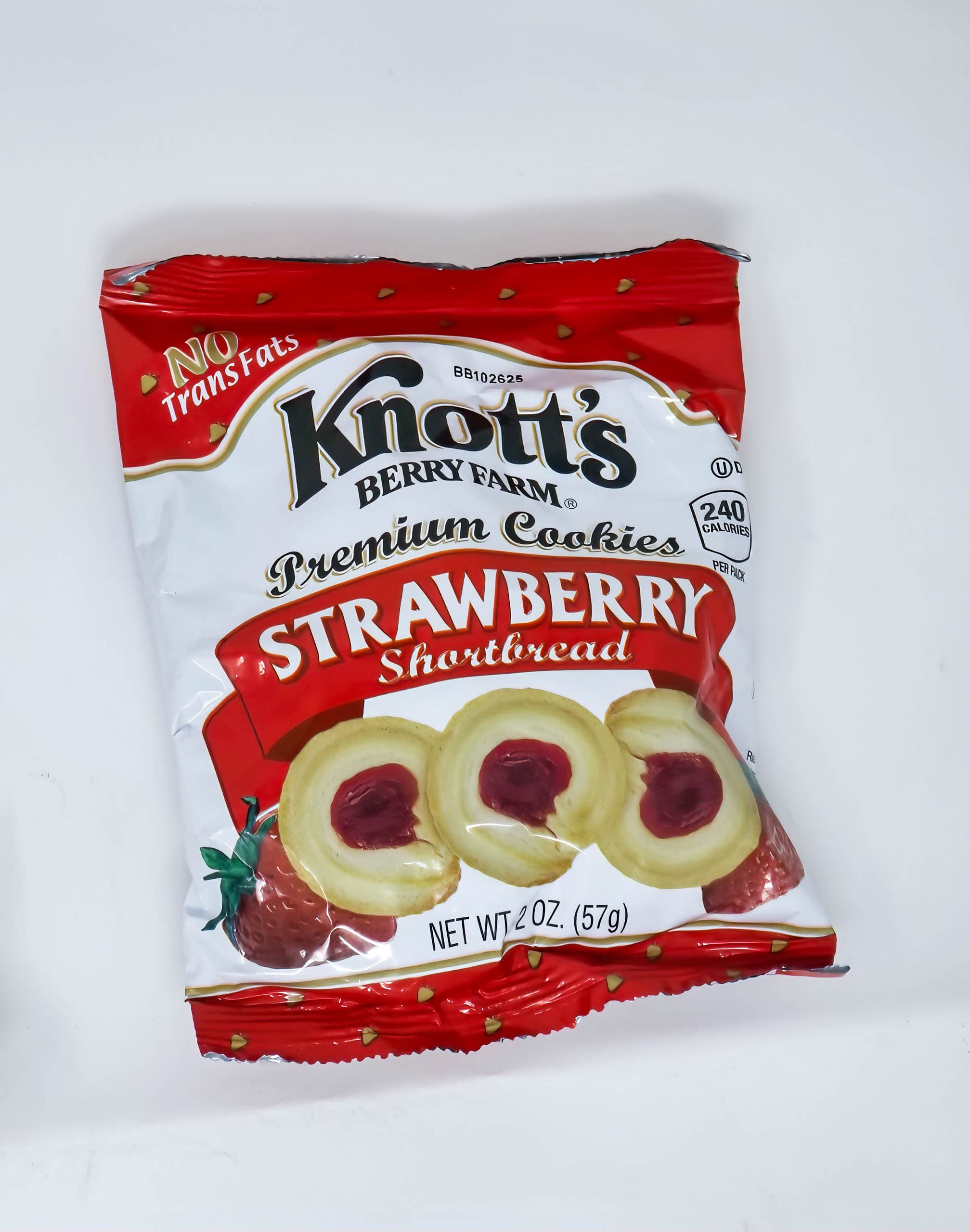 Knott’s Berry Farm Premium Cookies Strawberry Shortbread – 2 oz