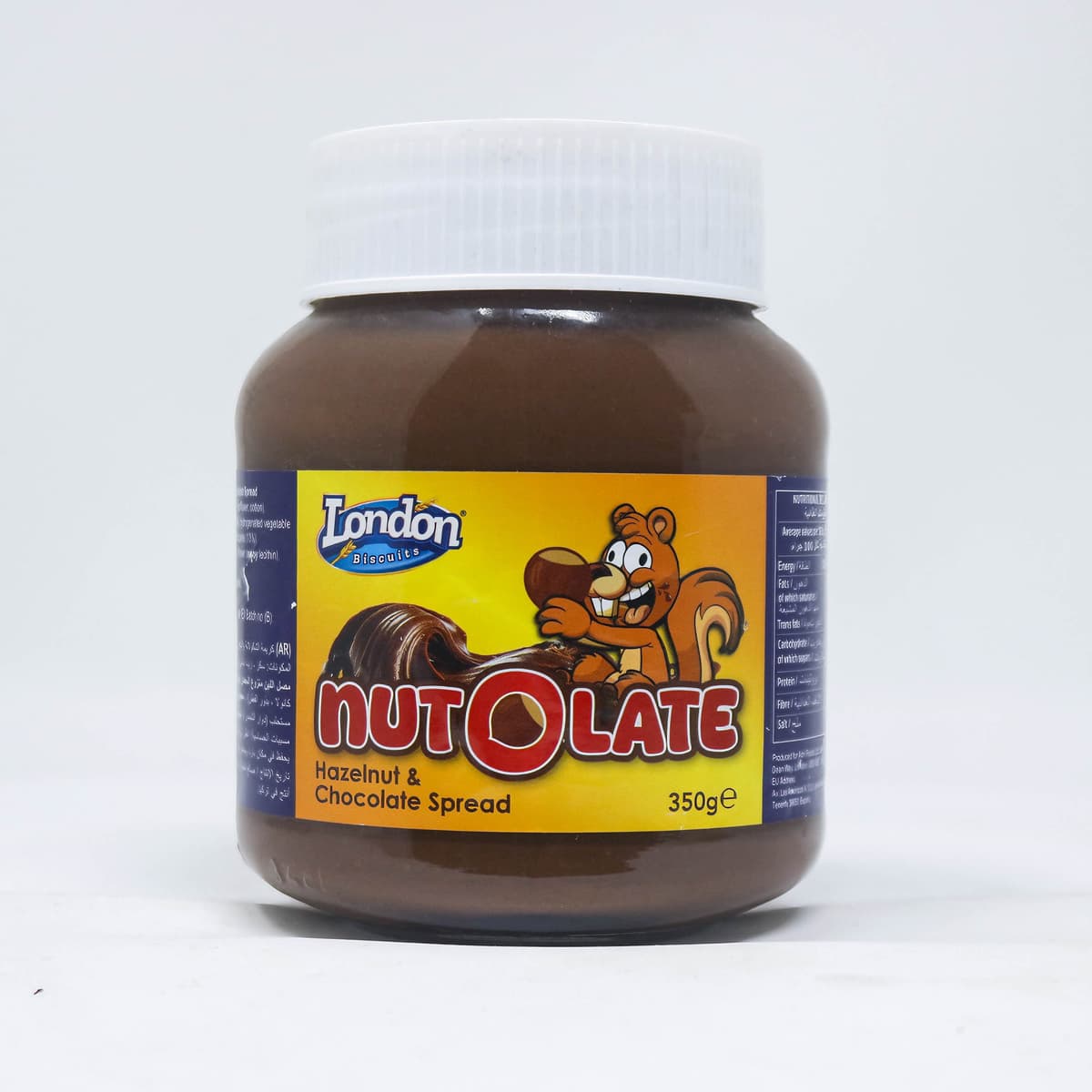 London Biscuits Nutolate Hazelnut & Chocolate Spread – 350g