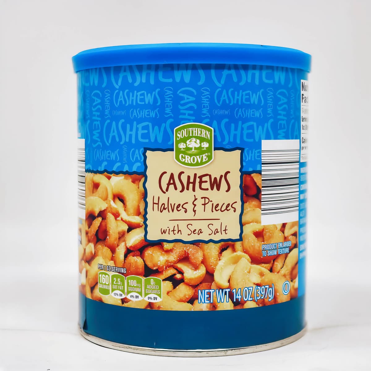 Southern Grove Cashews Halves & Pieces with Sea Salt – 14 oz (397g)