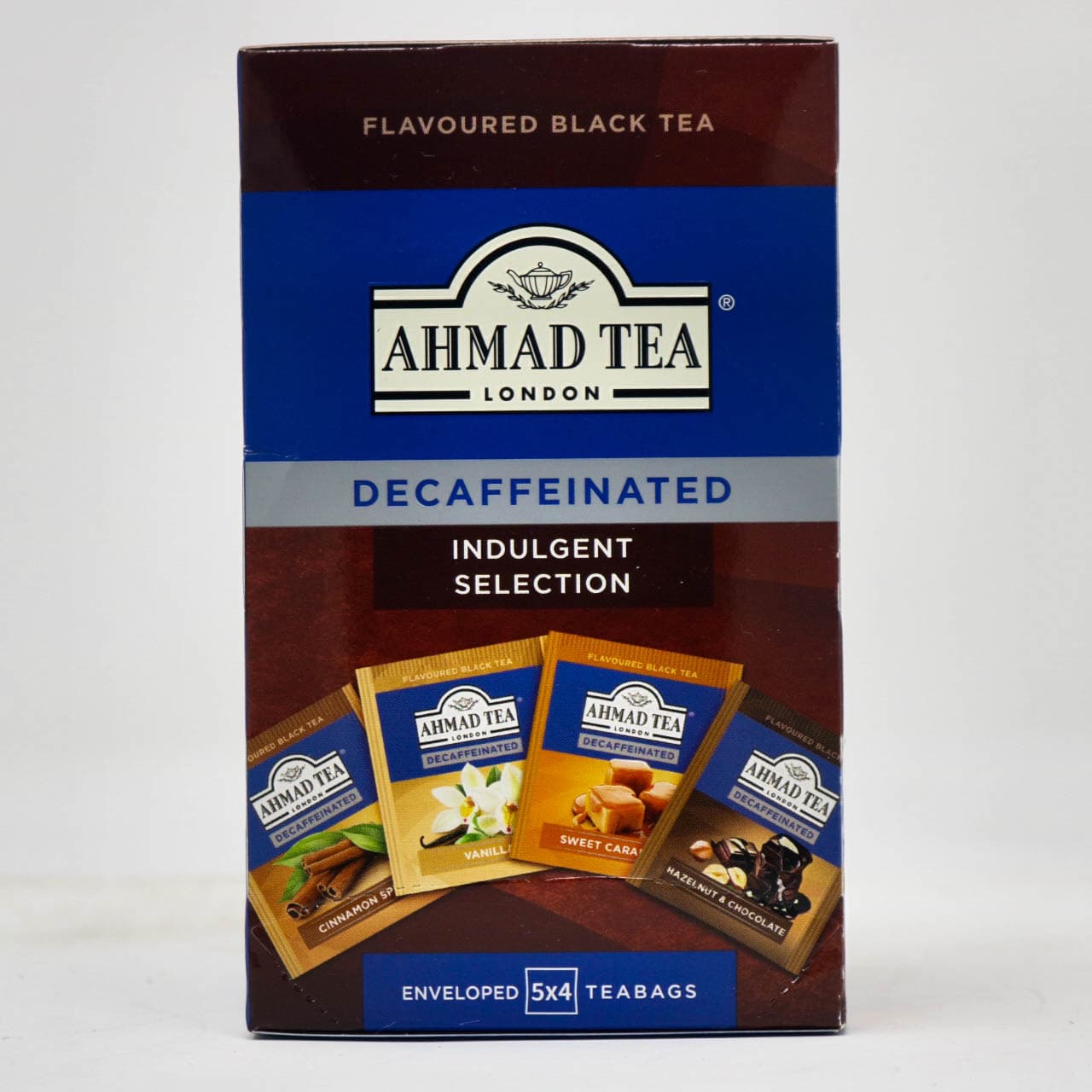 Ahmad Tea London Decaffeinated Indulgent Selection – 20 Enveloped Teabags