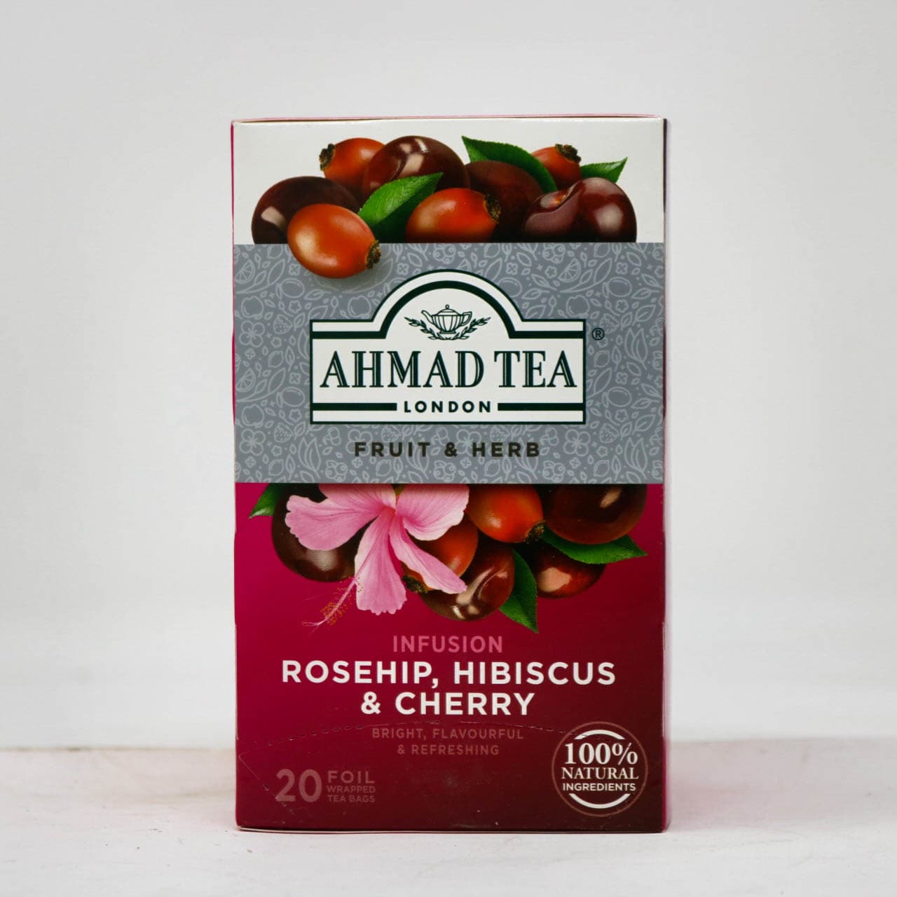 Ahmad Tea Fruit & Herb Infusion Rosehip, Hibiscus & Cherry