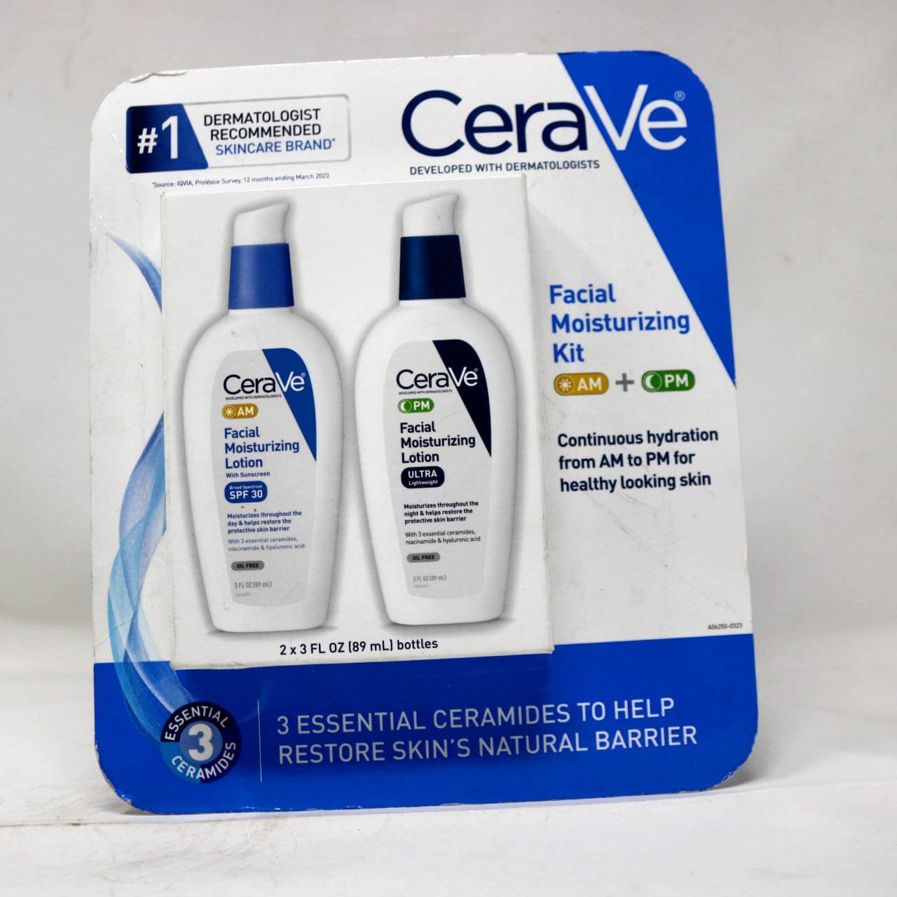 CeraVe Facial Moisturizing Kit (AM + PM) – 2 x 3 fl oz