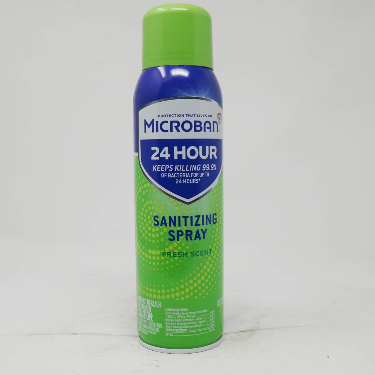 Microban 24 Hour Sanitizing Spray – Fresh Scent