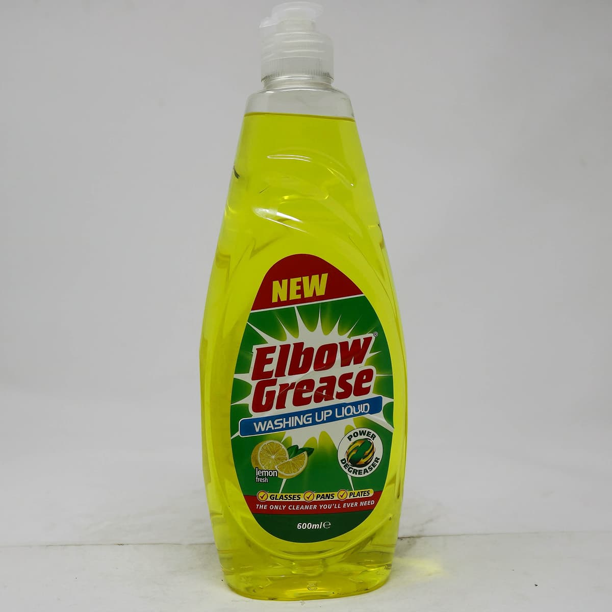 Elbow Grease Washing Up Liquid – Lemon Fresh (600ml)