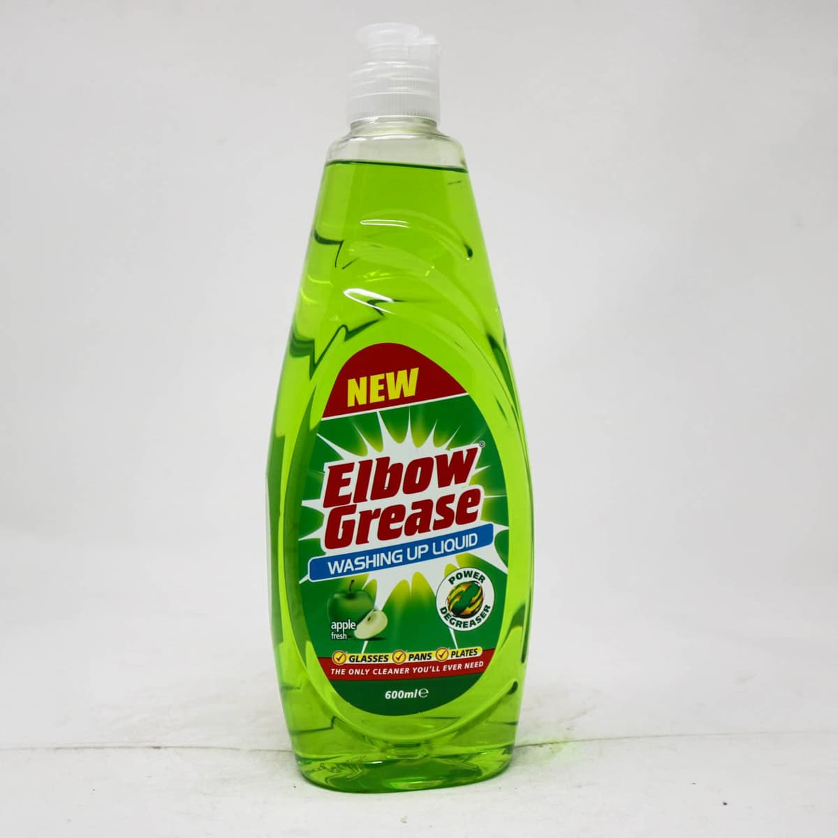 Elbow Grease Washing Up Liquid – Apple Fresh (600ml)