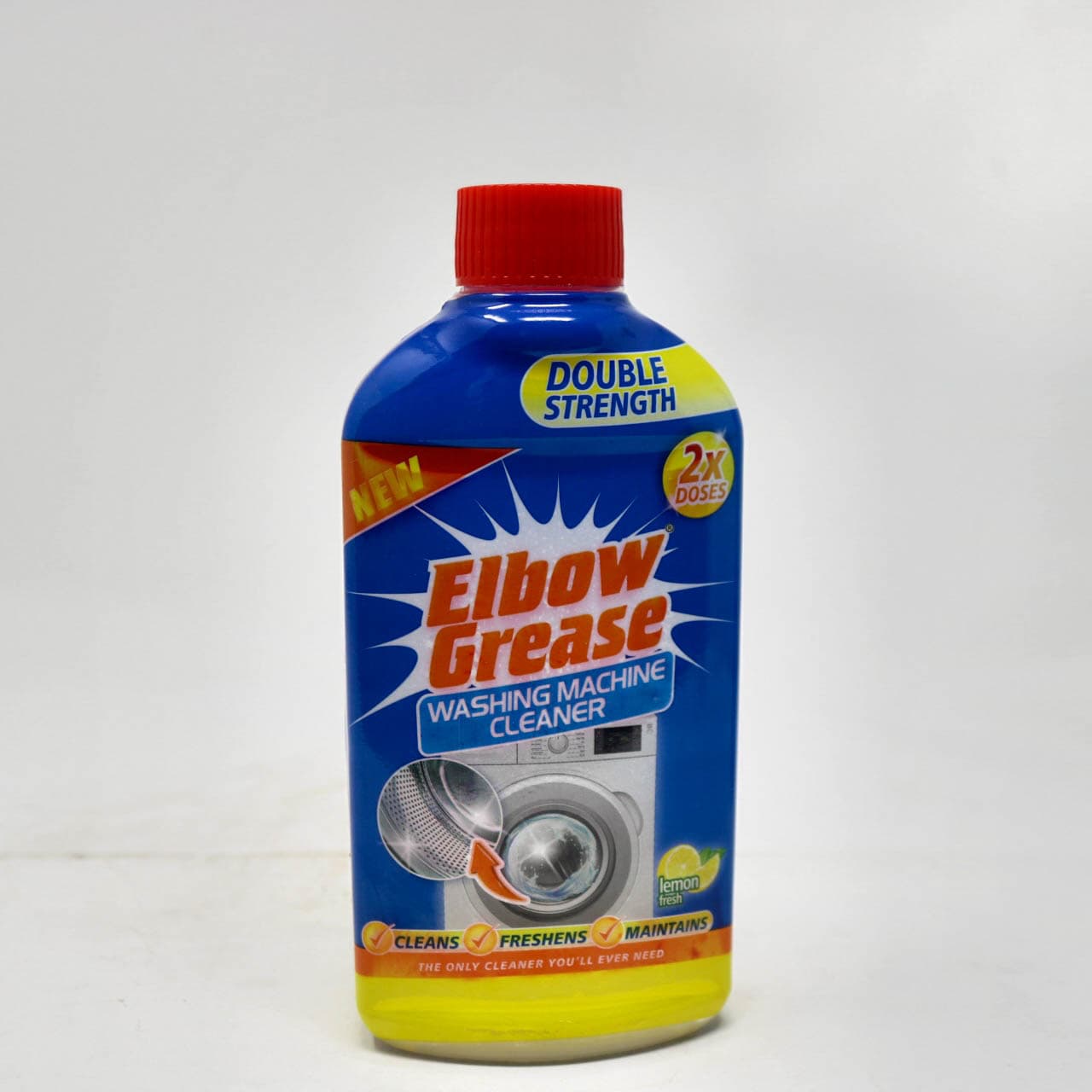 Elbow Grease Washing Machine Cleaner – Lemon Fresh (Double Strength, 2 Doses)
