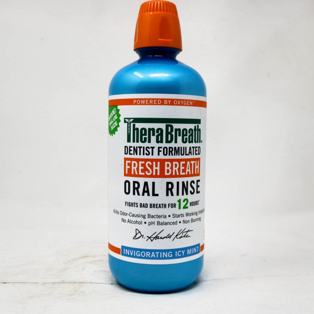 TheraBreath Fresh Breath Oral Rinse – Invigorating Icy Mint