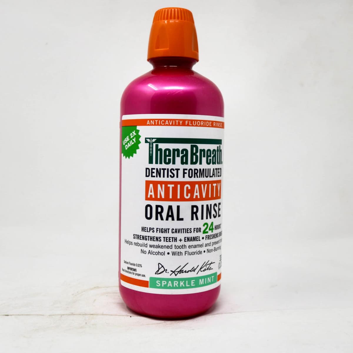 TheraBreath Anticavity Oral Rinse – Sparkle Mint