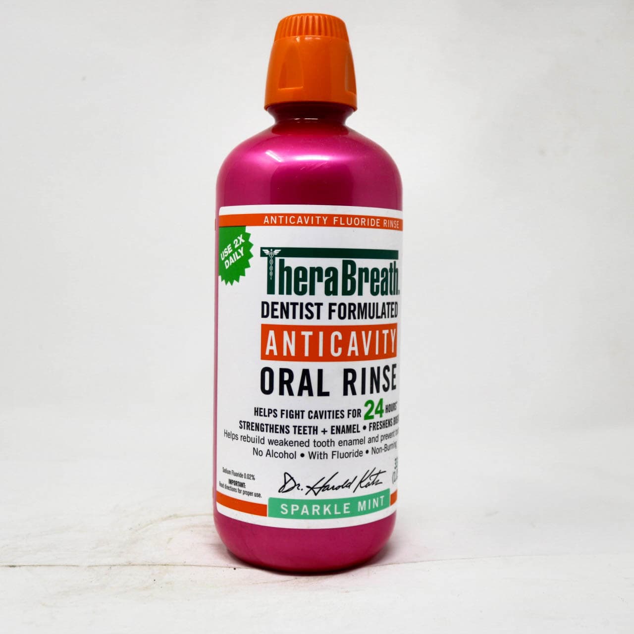TheraBreath Anticavity Oral Rinse – Sparkle Mint