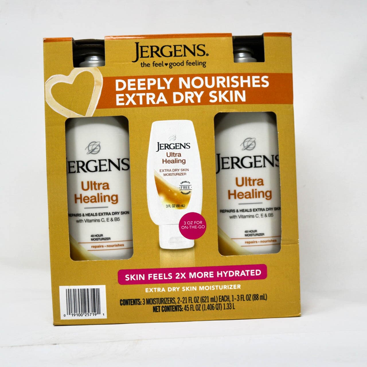 Jergens Ultra Healing Extra Dry Skin Moisturizer – Triple Pack