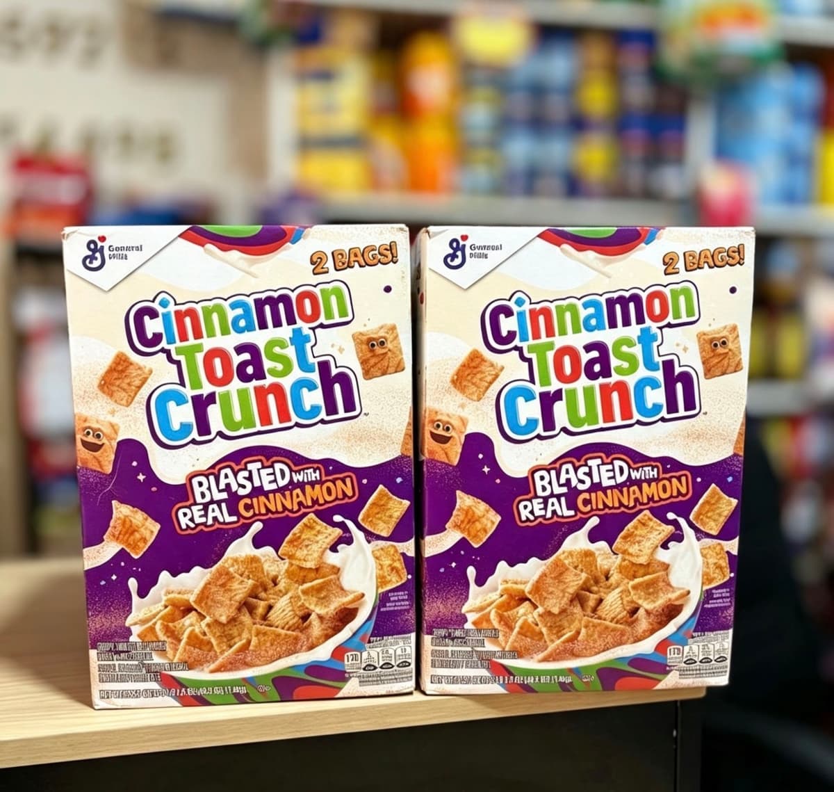 Cinnamon Toast Crunch Cereal – Family Size (2 Bags)