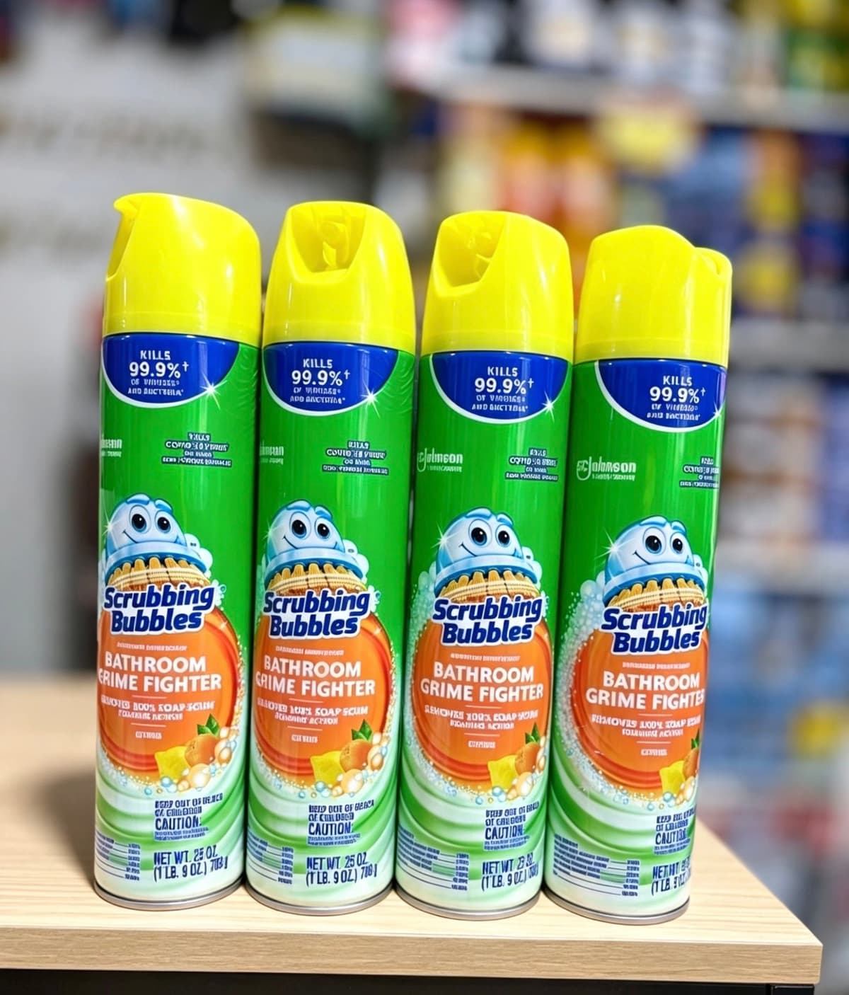 Scrubbing Bubbles Bathroom Grime Fighter