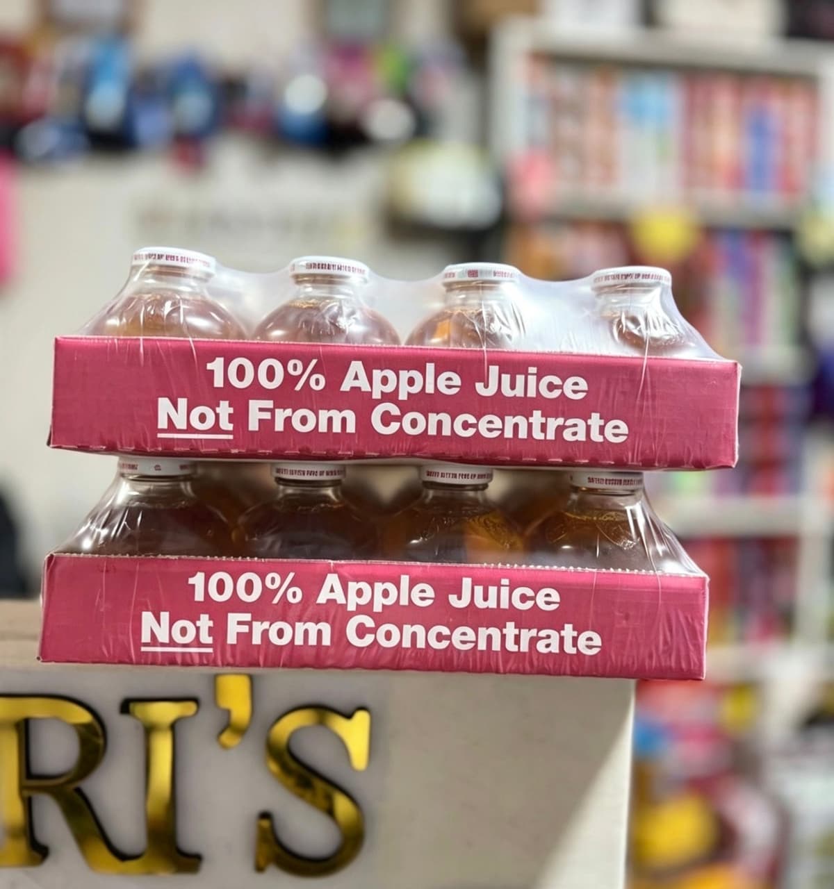 100% Pure Apple Juice – Not From Concentrate